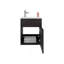 Lavabo de salle de bain Sutcliffe, noir-1546149602