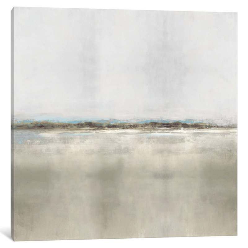 «Whisper II» par Rachel Springer, reproduction sur toile tendue sur châssis, H 16 po x l 16 po x P 1 po, Blanc