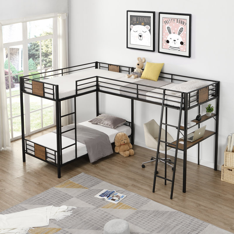 Swarthout Kids Twin Over Twin Bunk Bed