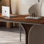 Bureau rectangulaire en bois manufacturé brun noisette-1527118352