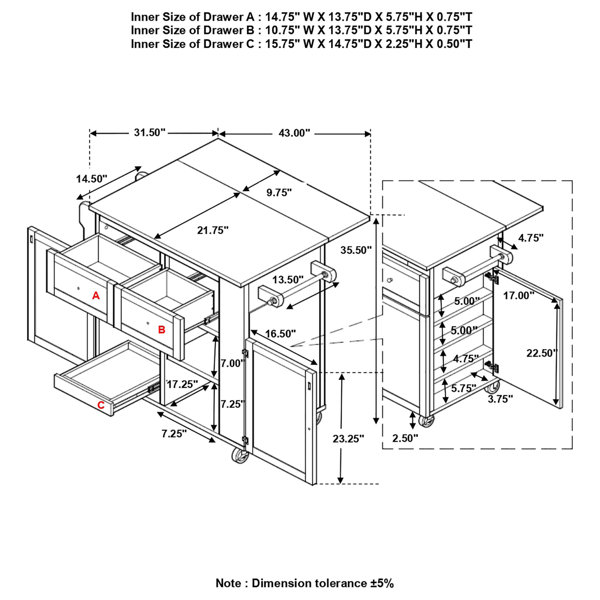 Dimensions du produit