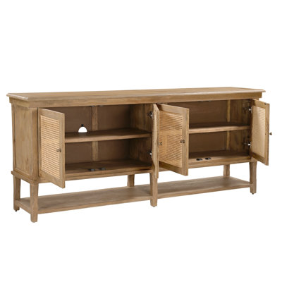 Dace 4-Door Cane Sideboard