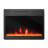 Abimael 22.99'' W Black Electric Fireplace Insert