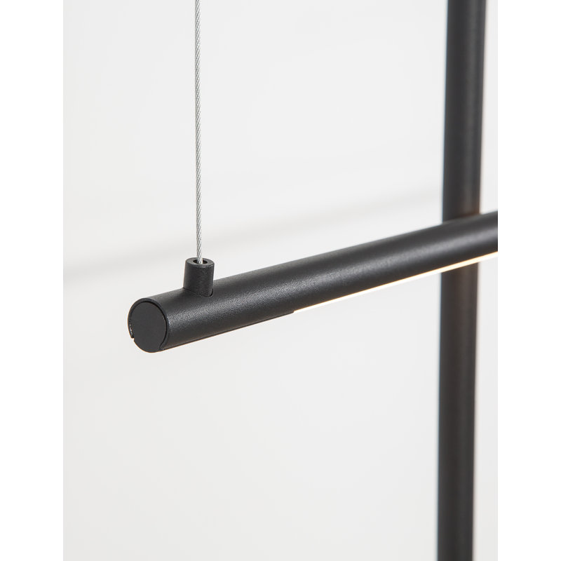 5 - Light Black LED Geometric Pendant