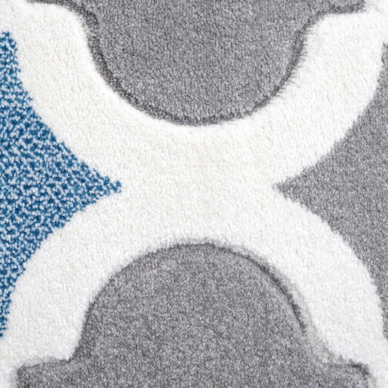Radstock Geometric Area Rug, Runner 60 x 240cm