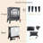 18 Inch 3D  Flame Electric Infrared Quartz Fireplace Stove With Remote Control