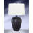 Raso 28 in. Satin Black Table Lamp