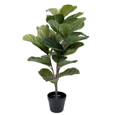 Artificial Real Touch Fiddleleaf Tree x 33 leaves