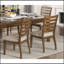 Ensemble de chaises d'appoint style cerisier de style traditionnel 2 pièces