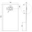 Staples Stone Standard Shower Tray - White-1433931807