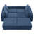 110*72" Modular U Shaped Sectional Sofa with Ottomans,No Assembly Required-963219025