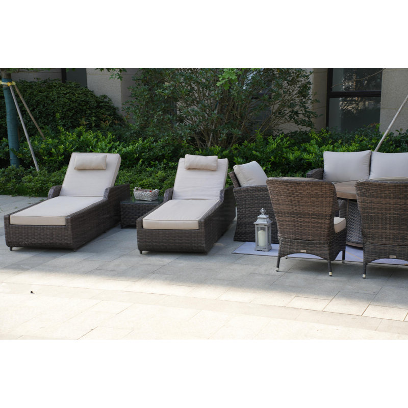Areefa 10 - Person Patio Conversation Set with Cushions