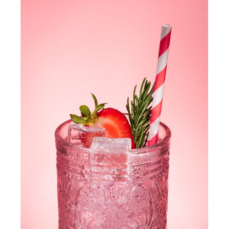 Jax Glass Highball 14 oz, Pink, 4