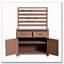 Chariot de cuisine en bois massif 64,9 po H-125281756
