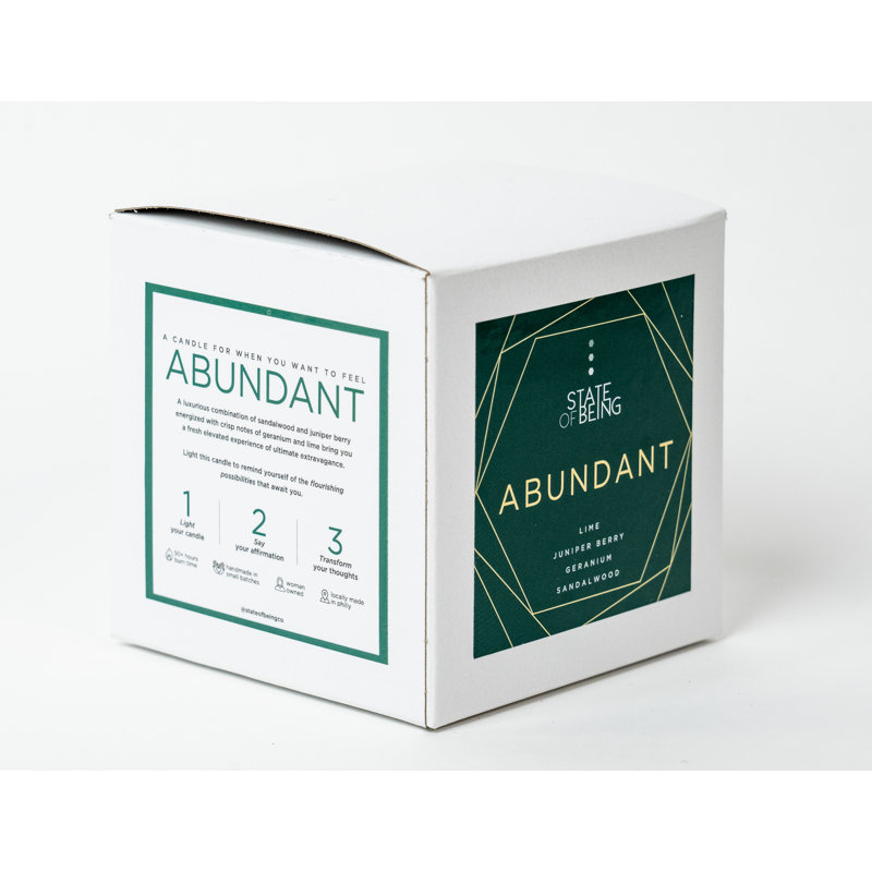 Bougie parfumée Abundant Affirmation