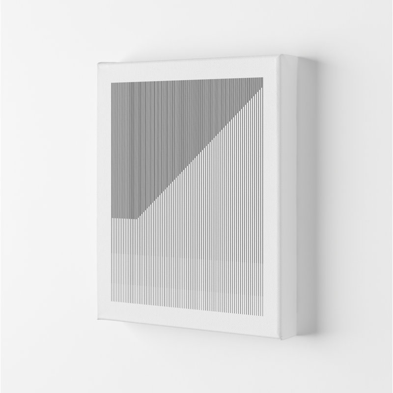 Simple Black And White Bauhaus - Print, 30cm H x 21cm W x 1cm D, No Frame
