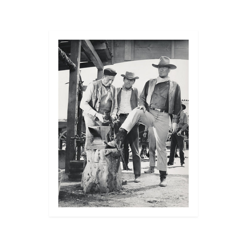 John Wayne, le duc - photographie, Sans cadre, H 10 po x l 8 po x P 0,1 po