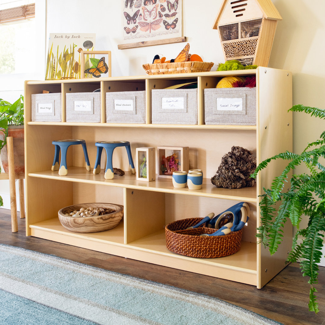 EdQ Essentials Shelves & 5 Bin Storage Unit Guidecraft