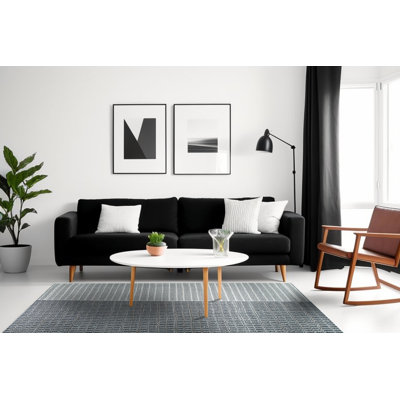 Tapis doré à tissage plat Lila Talia