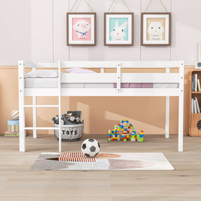 Lit mezzanine simple en bois