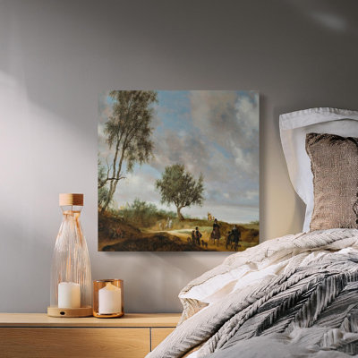 Howze 1 Piece Wrapped Canvas Wall Art Set