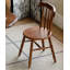 Chaise d'appoint en noyer Windsor (ensemble de 2)-130057091