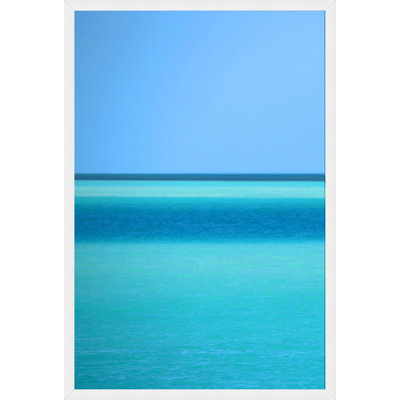 Ocean Blue 1' Framed Print