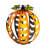 2 Piece Collapsible Metal Pumpkin Statuary
