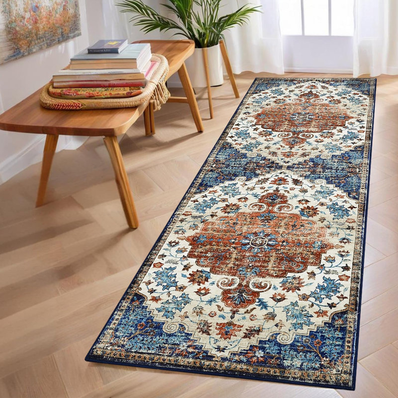 Abstract Machine Printed Area Rug, Rectangle 120 x 170 cm