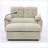 Leisure Double Sofa Recliner with Adjustable Backrest, Soft Padded Armrests, USB Charging, and Storage Ottoman-712127993
