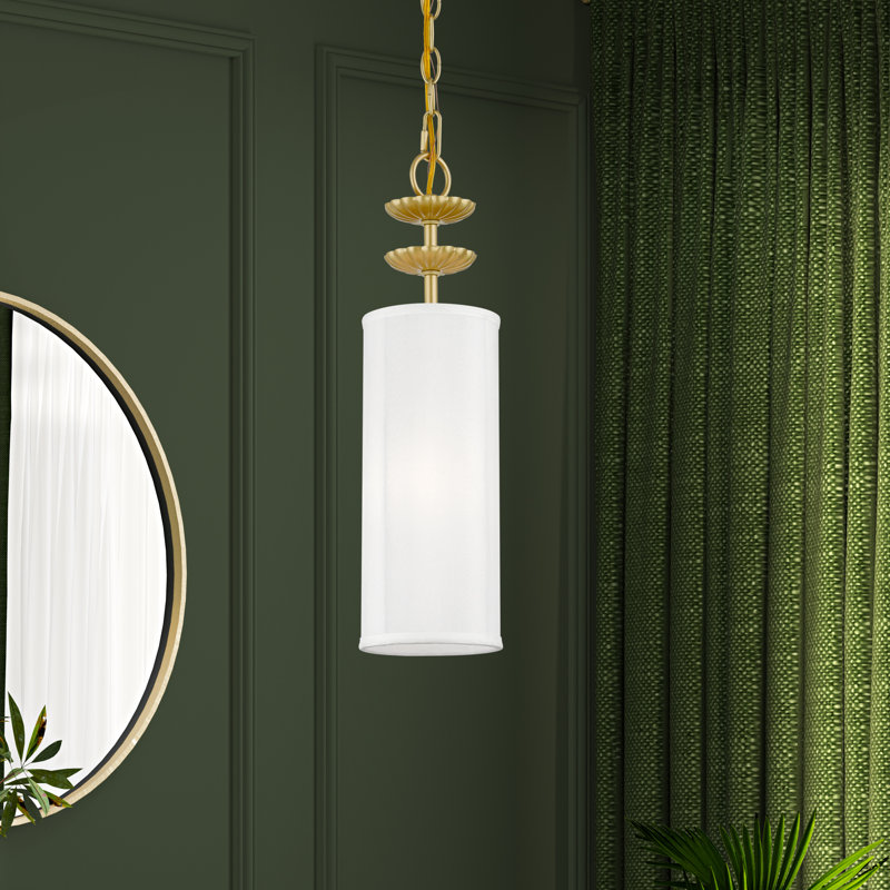 Sampson 1 - Light Shaded Pendant, Soft Gold