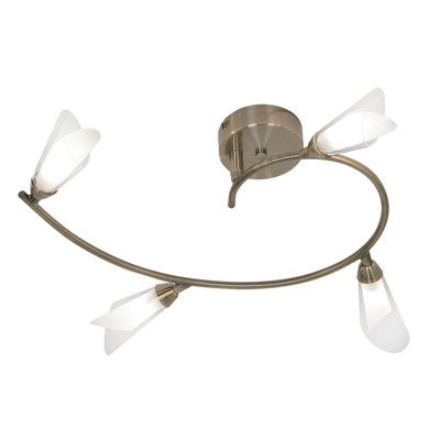 Sare Glass Semi Flush Mount