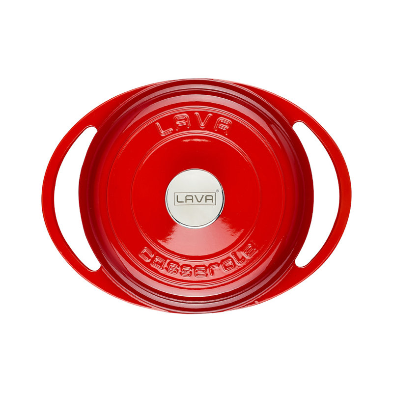 Lavabo rond en fonte émaillée Lava avec couvercle tendance, 3,69 pte