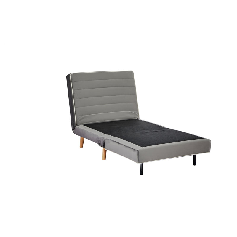 Canapé-lit moderne de style moderne pour l'intérieur, ensemble de canapé-lit pliable moderne avec dossier réglable à 3 positions, se convertissant rapidement en lits simples, y compris des oreillers pour économiser de l'espace