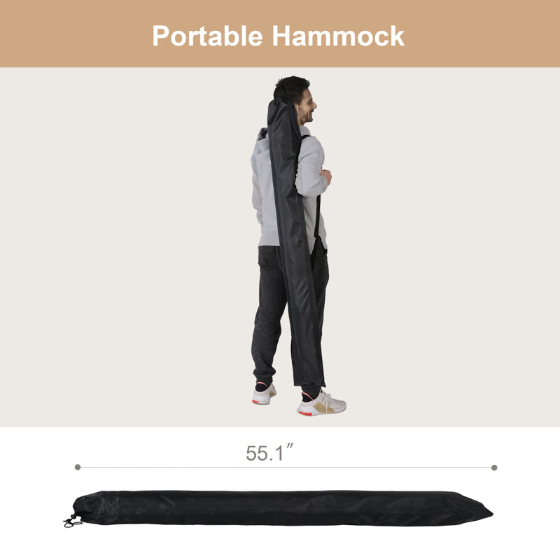 Hamac avec barre d'écartement Antha, Beige