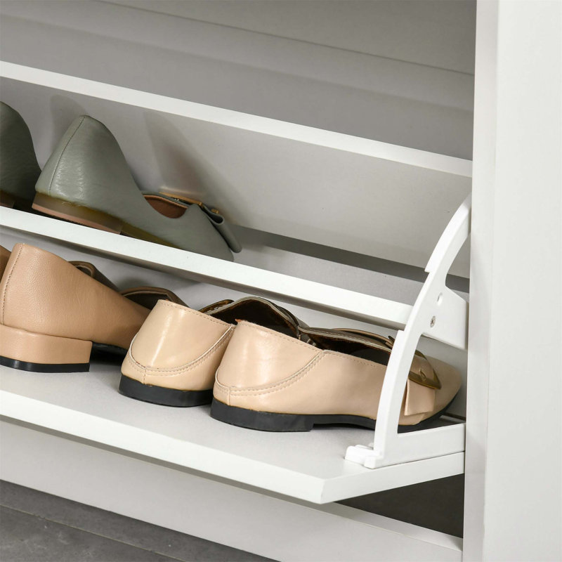 16 Pair Flip Down Shoe Storage