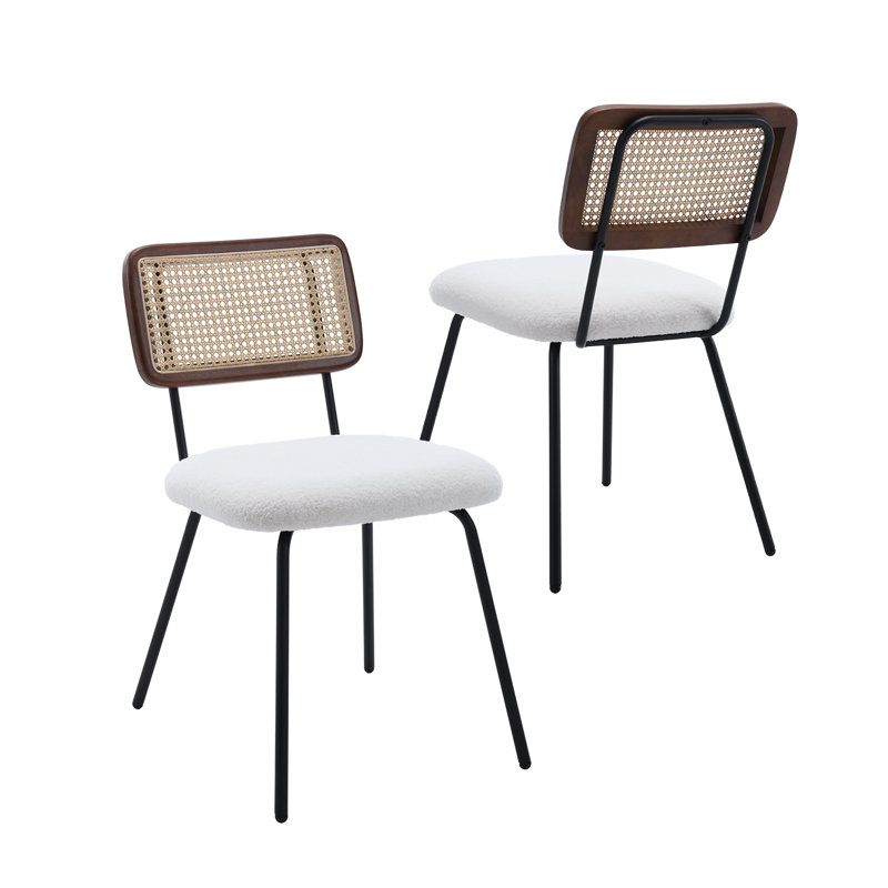 Lashounda 18.25'' H Upholstered Side Chair, White