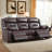 Etherine 84.6" W Vegan Leather Manual Reclining Sofa with Pillow Top Arms-1938919735