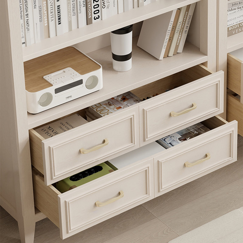 Bibliothèque de rangement multifonctionnelle, (5 tablettes) H 74,8 po x l 39,37 po x P 13,78 po