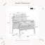 Fauteuil Mid-Century moderne en velours, orange-480683818