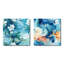 Dooling - Ensemble de 2 collages carrés abstraits-101865294-101865300