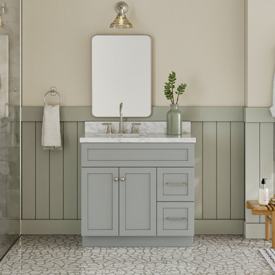 Base de meuble-lavabo simple 36 po Paulla