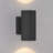 Outdoor Cylinder 4" Up and Down Wall - Anthracite
