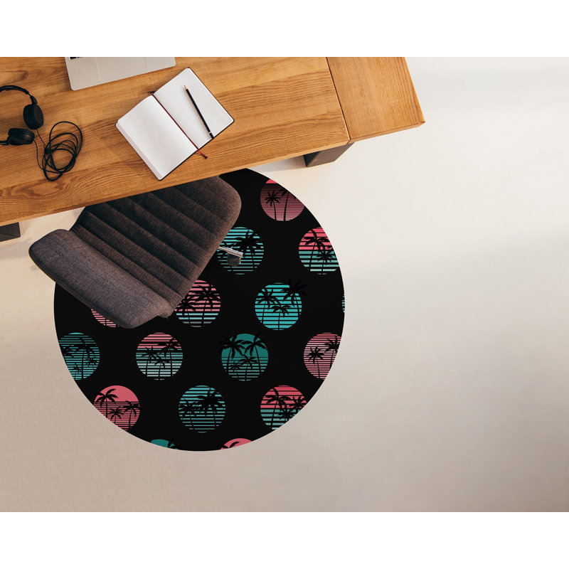 Kaycion Hard Floor Straight Round Chair Mat