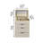 Christenia 3-in-1 Vanity Desk with Glass Top, LED Mirror & Upholstered Stool-115322668