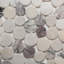 Carrelage mosaïque lilas lune CNK Tile - pierre naturelle polie 12 po x 12 po pour le dosseret et les murs de la cuisine de la salle de bain - Conception élégante inspirée de la lune - Entretien facile et durable - paquet de 1