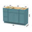 Base de meuble-lavabo simple 48 po seulement-98635255
