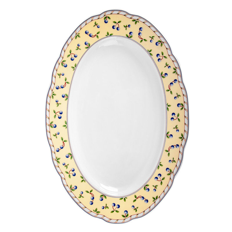 Plateau ovale en porcelaine Henrietta Carlsbad