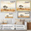 «African Wild Life Landscape II», reproduction sur toile-216918560-216918561