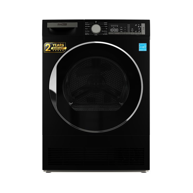 ConServ 4cf Dryer Condensing / Ventless Sanitize, Noir